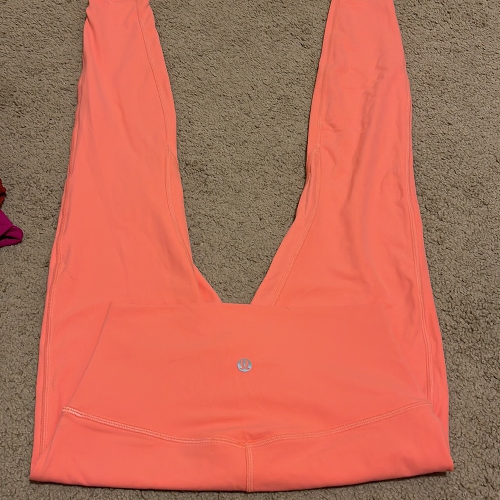 Lululemon align high-rise pants 28” Raspberry Cream Sz 4 - Picture 4 of 4
